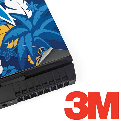 NFL Los Angeles Chargers Tropical Print Dell Alienware Skin